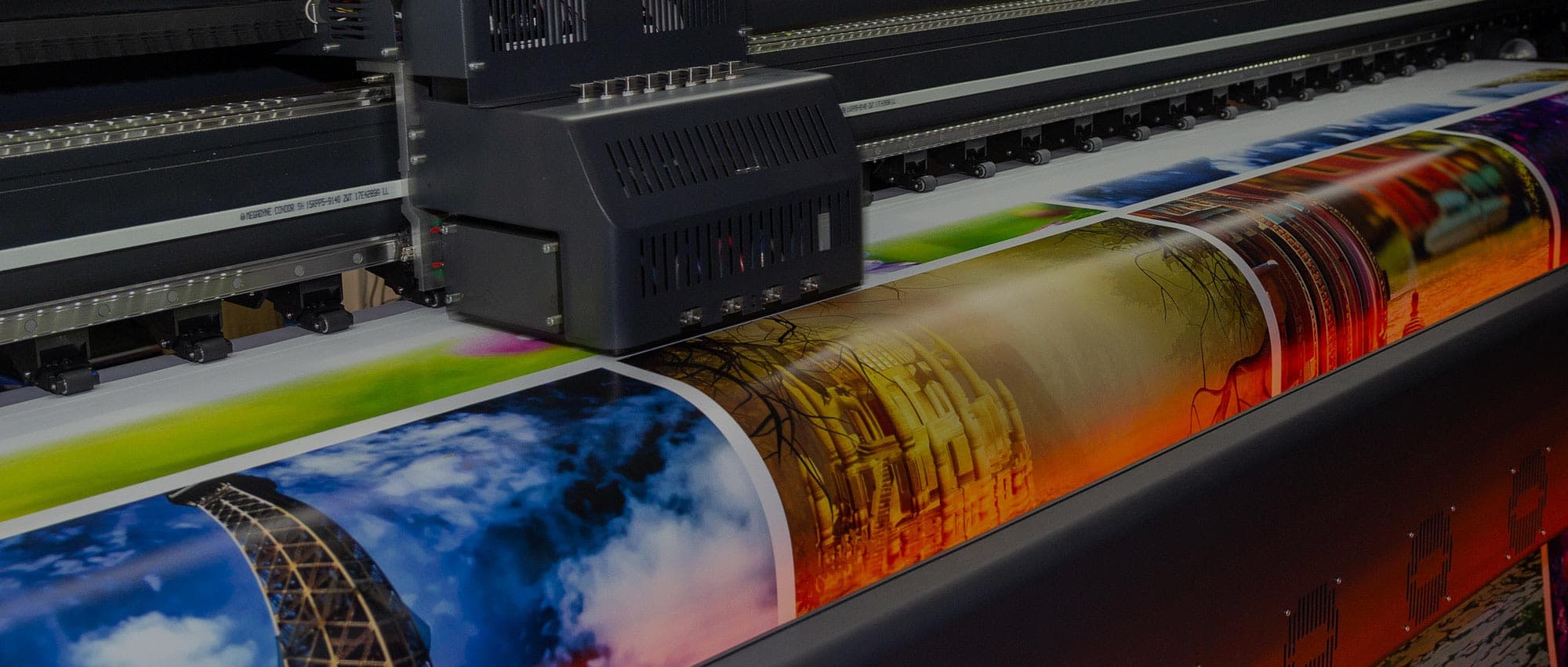 Large format printed graphics